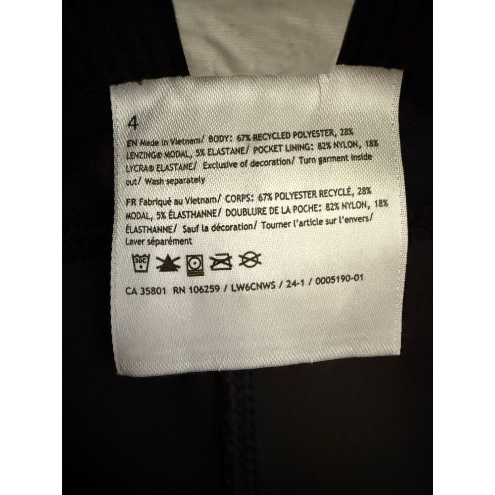 Lululemon Brushed Softstreme Ribbed Zip Flared Pant - 25” - 4 - Picture 6 of 9